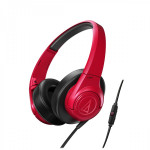 Audio Technica ATH-AX3IS portable hoofdtelefoon rood