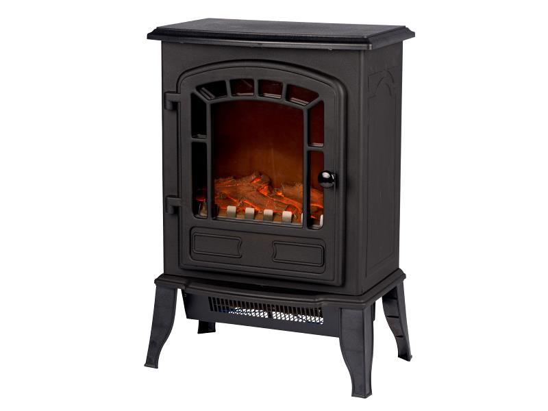 Classic Fire 01547 Electric Fireplace Heater Torino Vrijstaand 2000 W Zwart