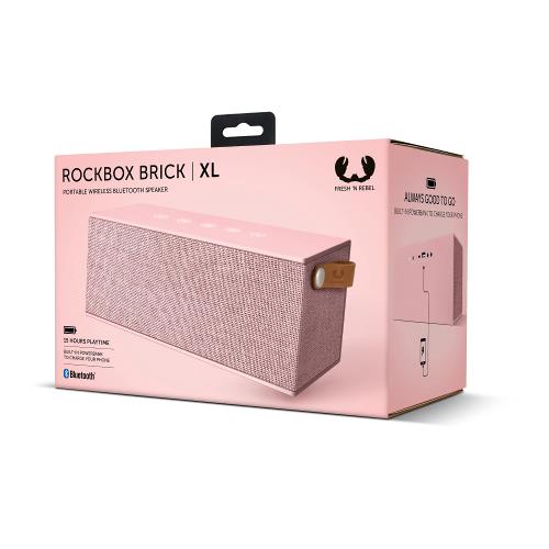 Fresh 'n Rebel 1RB5500CU Bluetooth-Speaker Rockbox Brick XL Fabriq Edition 20 W Cupcake