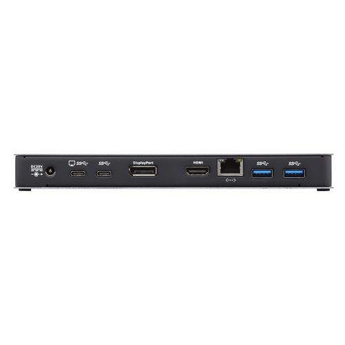 Aten UH3230-AT-G USB 3.1 Adapter USB-C Female - USB-C Female / DisplayPort Female / HDMI / RJ45 (8/8) Female / 2x USB...