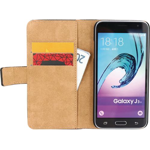 Mobilize MOB-22463 Smartphone Classic Wallet Book Case Samsung Galaxy J3 2016 Zwart