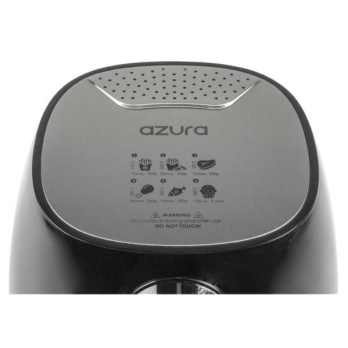 AzurA AZ-AF20 Digitale Hot Air Fryer 1400 W 3 l Zwart