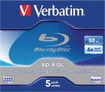 Verbatim 43748 BD-R DL 50GB* 6x 5 Pack Jewel Case