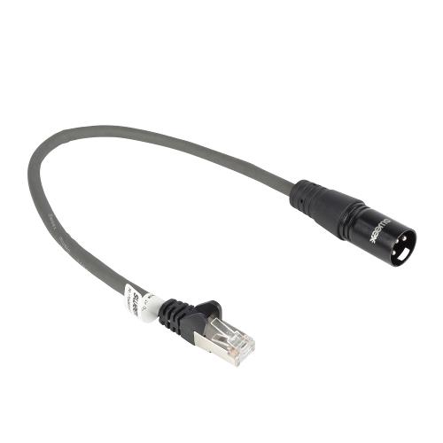 Sweex SWOP15700E03 XLR Digitale Kabel XLR 3-Pins Male - RJ45-Connector Male 0.30 m Donkergrijs