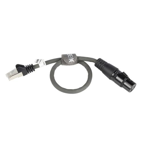 Sweex SWOP15710E03 XLR Digitale Kabel XLR 3-Pins Female - RJ45-Connector Male 0.30 m Donkergrijs