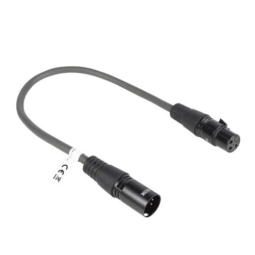 Sweex SWOP15720E03 XLR Digitale Kabel XLR 3-Pins Female - XLR 5-Pins Male 0.30 m Donkergrijs
