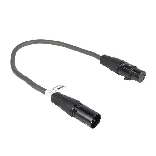 Sweex SWOP15730E03 XLR Digitale Kabel XLR 3-Pins Male - XLR 5-Pins Female 0.30 m Donkergrijs
