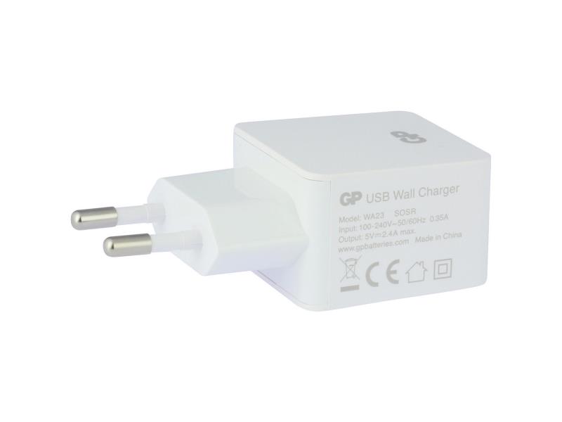 GP WA23-CB21 Lader 1 - Uitgang 2.4 A Apple Lightning Wit