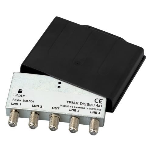 Triax 300504 DiSEqC-Switch 4/1 900-2150