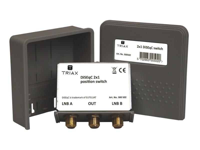 Triax 300513 DiSEqC-Switch 2/1 900-2150