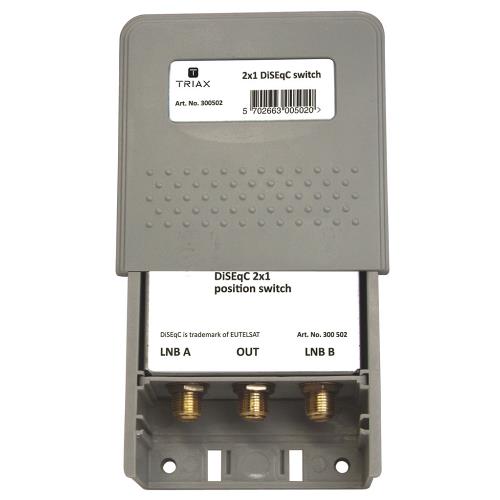 Triax 300513 DiSEqC-Switch 2/1 900-2150