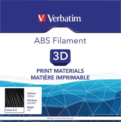 Verbatim 55018 3D-printingmateriaal ABS Filament 2,85mm 1kg - Zwart