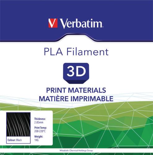 Verbatim 55276 3D-printingmateriaal PLA 2,85mm 1kg - Zwart