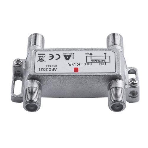 Triax 343134 CATV-Splitter 1.6 dB / 5-1218 MHz - 1