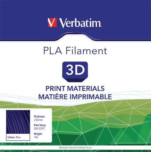 Verbatim 55278 3D-printingmateriaal PLA 2,85mm 1kg - Blauw