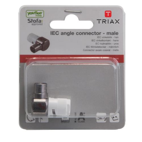 Triax 154114 Coaxconnector Aluminium/Wit