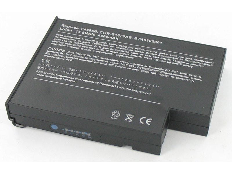BLA010005 Laptop Accu 4400mAh voor Fujitsu Siemens Amilo M8800