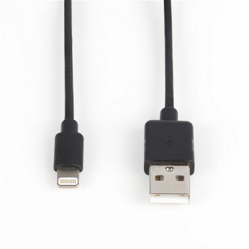 Sweex SWMB39301B10 Data en Oplaadkabel Apple Lightning - USB A Male 1 m Zwart