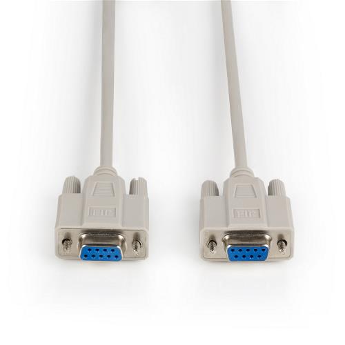 Valueline VLCP52050I30 Seriële kabel SUB-D 9-Pins Female - SUB-D 9-Pins Female 3.00 m Ivoor