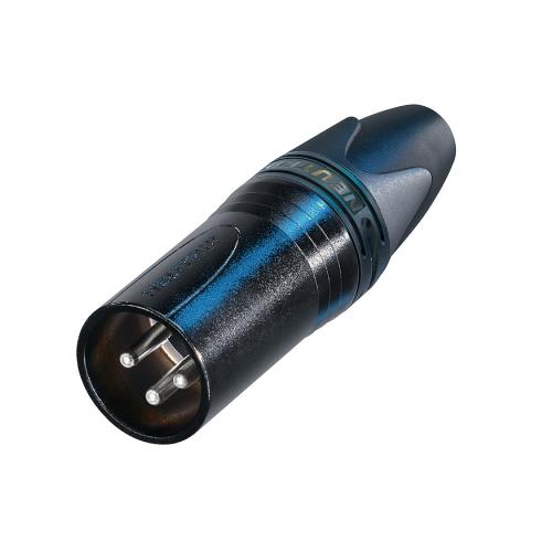 Neutrik  XLR cable plug 3 N/A XX soldeer connecties Zwart