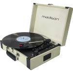 Madison MAD-RETROCASE-CR Vintage draaitafelkoffer met bluetooth, usb, sd & rec functie (0)