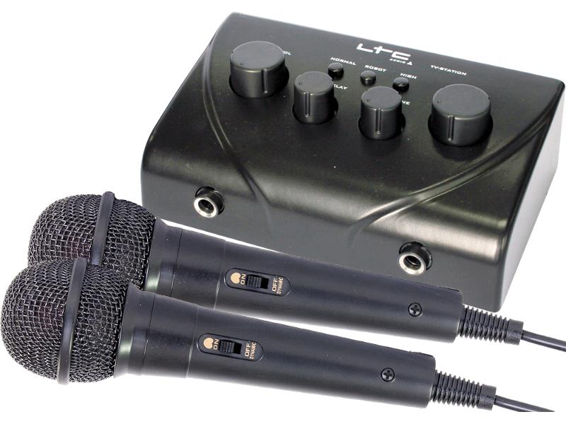 LTC Audio TV-STATION Karaoke mixer met twee microfoons (0)