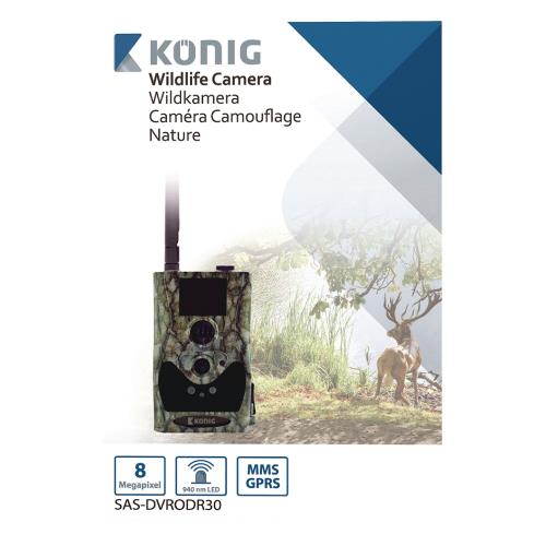 König SAS-DVRODR30 Wildcamera met GPRS/MMS-functie
