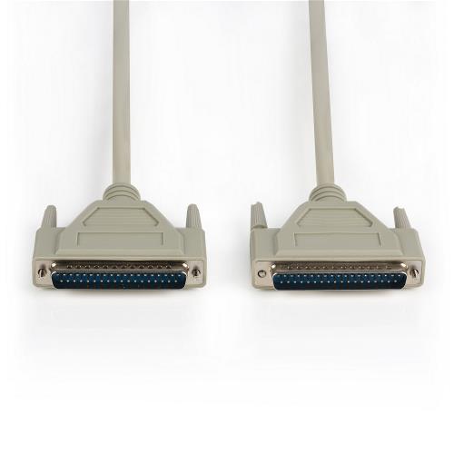 Valueline VLCP52500I10 Seriële kabel D-SUB 37-Pins Male - D-SUB 37-Pins Male 1.00 m Ivoor