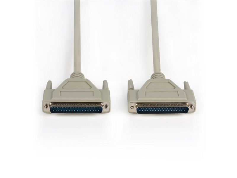 Valueline VLCP52500I10 Seriële kabel D-SUB 37-Pins Male - D-SUB 37-Pins Male 1.00 m Ivoor
