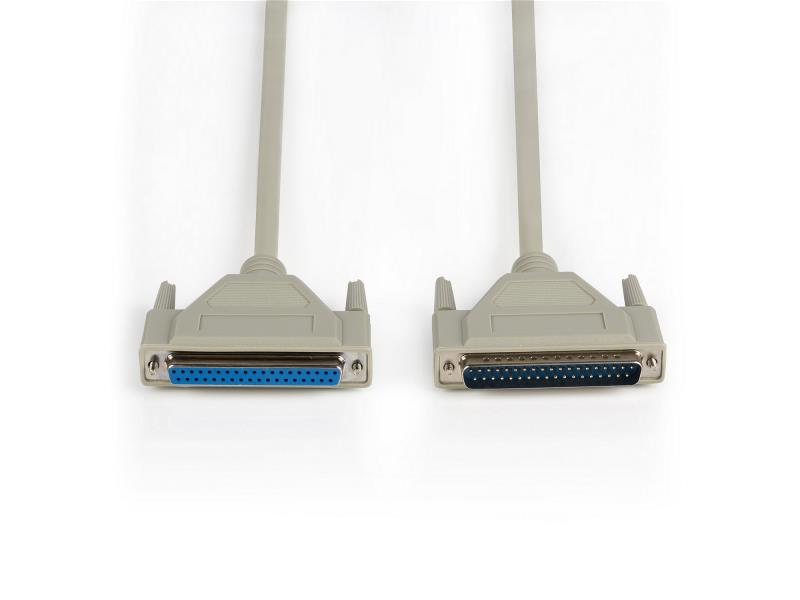 Valueline VLCP52510I10 Seriële kabel D-SUB 37-Pins Male - D-SUB 37-Pins Female 1.00 m Ivoor