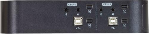 Aten CS1944 KVM switch, dual view, 4-port Mini DisplayPort USB