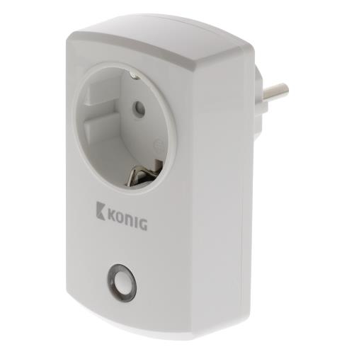 König SAS-CLALSPE10 Smart Home Plug-In Stopcontact - Schuko / Type F (CEE 7/7)