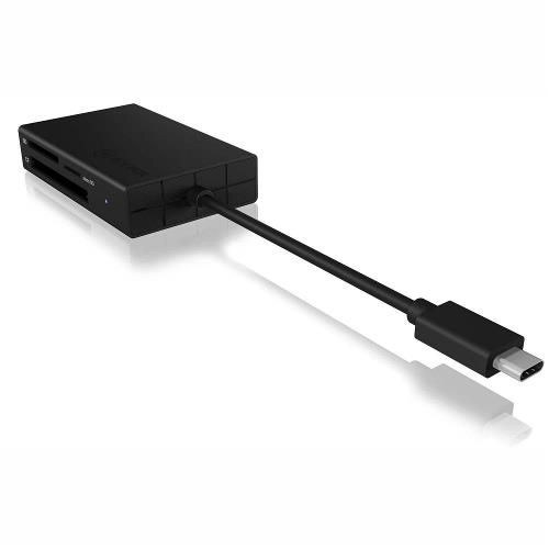 ICY BOX 60379 Kaartlezer USB 3.0 Type-CT Zwart