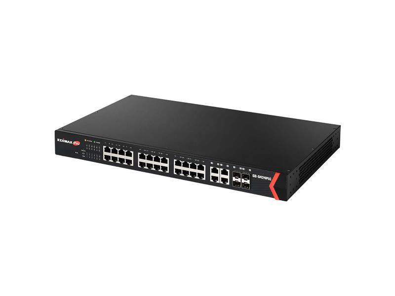 Edimax GS-5424PLC Netwerk Switch Gigabit 24 Poorten + With 4 Gigabit RJ45/SFP Combo Ports
