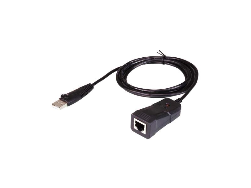 Aten UC232B-AT USB 2.0-Adapter Straight USB Type A - RJ45 Zwart