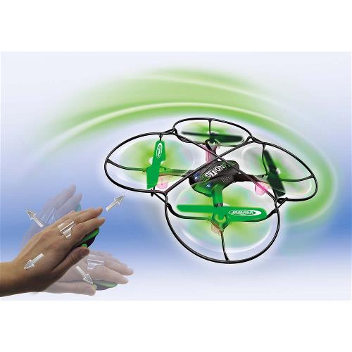 Jamara 422039 R/C-Drone MotionFly G-Sensor Compass Turbo Flip 2.4 GHz Control Zwart/Groen
