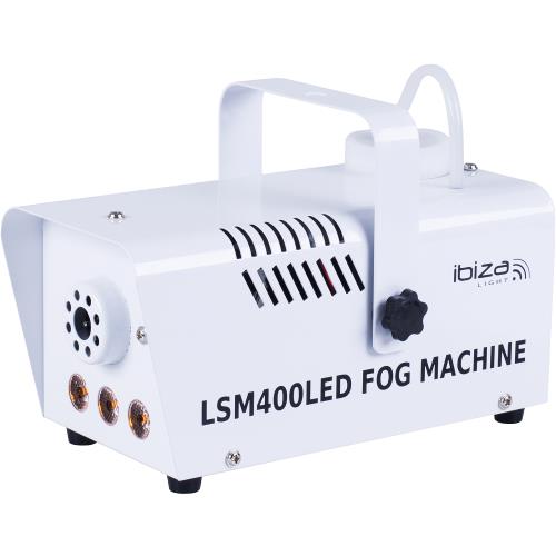 Ibiza Light LSM400LED-WH Mini rookmachine 400w met 3 witte leds (0)