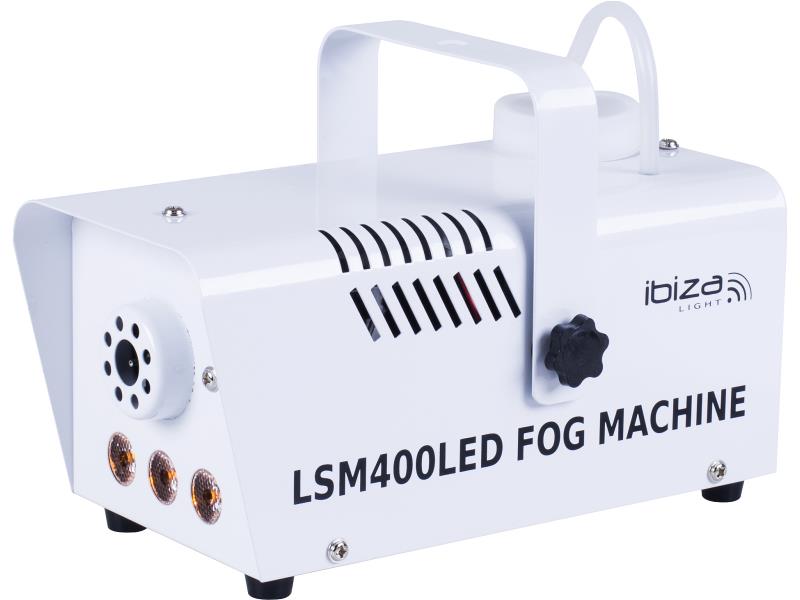 Ibiza Light LSM400LED-WH Mini rookmachine 400w met 3 witte leds (0)