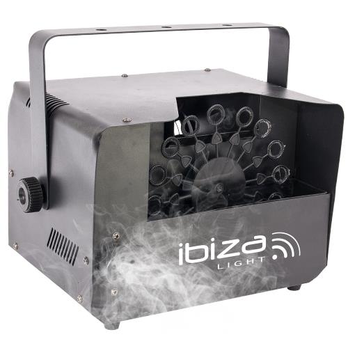 Ibiza Light FOG-BUBBLE400 Mini 2-in-1 rook + bellenblaas machine 400w (0)