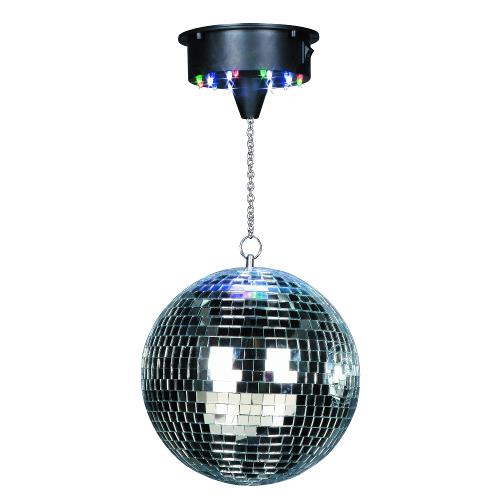 Ibiza Light DISCO1-20 Disco licht set met 20cm spiegelkugel (0)