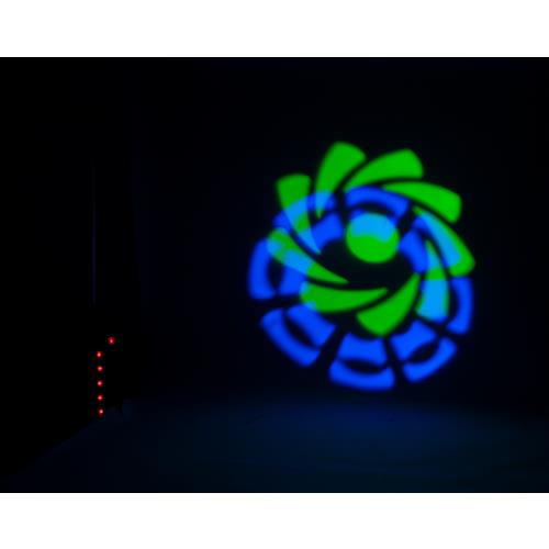 Ibiza Light GOBO-RGBW12W Rgbw lichteffect met 4x 3w led's & 4 gobo's (2)