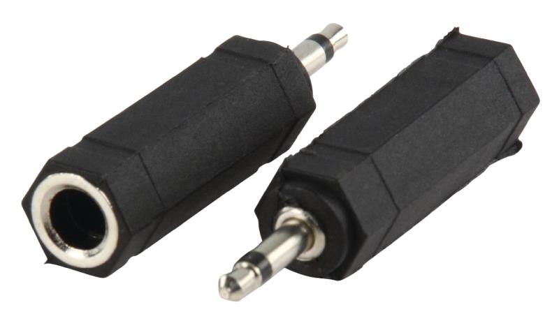 Valueline AC-004 Adapter plug 3.5mm mono stekker - 6.35mm mono kontra stekker