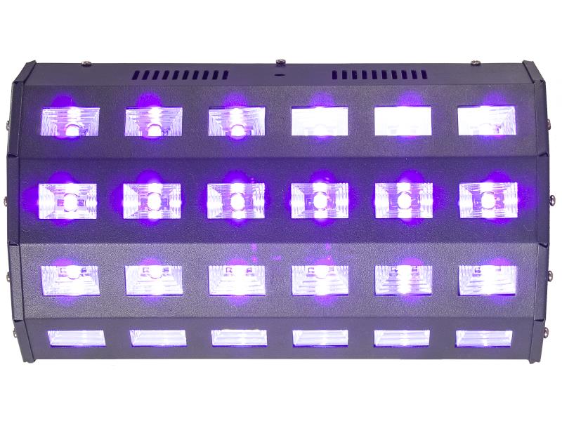 Ibiza Light LED-UV24 Uv led lichteffect 24 x 3w (1)