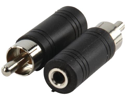 Valueline AC-008 Adapter plug RCA stekker - 3.5mm mono kontra stekker