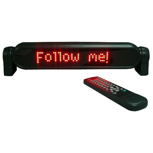 Ibiza Light MOVING-MES10R Rode bewegende lichtkrant met afstandsbediening (1)