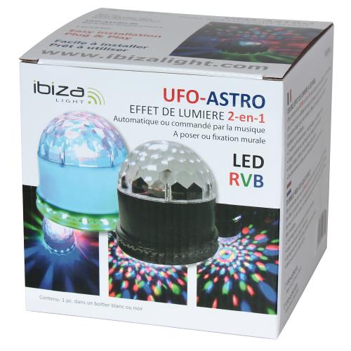 Ibiza Light UFO-ASTRO-WH Dubbele rgb led licht effect (4)
