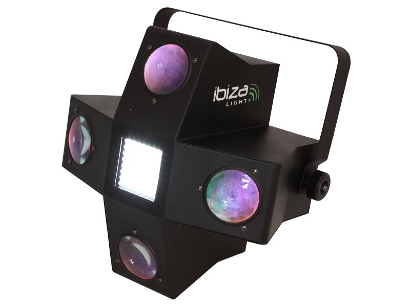 Ibiza Light LE4LED-STROBE 4-eyes rgbgw led lichteffect met stroboscoop (1)