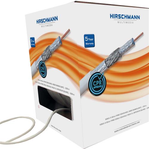 Hirschmann DK9TS/250 Coaxkabel 250 m Wit
