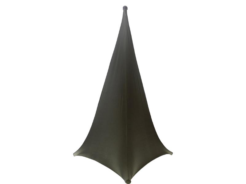 Ibiza Light LYCRA-STAND-1.2M-BK Stretch stand cover fabric h1,6m x w1,2m - black (1)