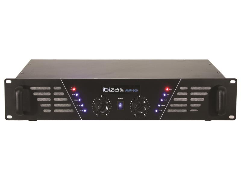 Ibiza Sound AMP600 Disco versterker 2 x 480w - zwart (1)